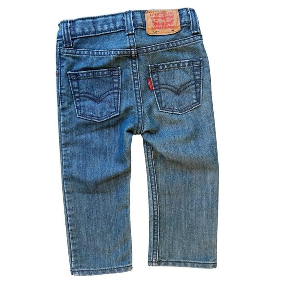 Like new! - Levi's 514 Straight Leg Jeans Size 18 Month - Picture 3 of 5